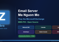 Zimbra Mail: Giải pháp Email Server mã nguồn mở thay thế Microsoft Exchange miễn phí